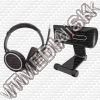 Olcsó Omega VOIP Készlet (C207 Webkamera + HI-FI PC headset) (IT8185)