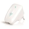 Olcsó Omega WLAN Repeater (Wifi) 300 Mbit OWLR325W White (IT13069)