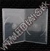 Olcsó Slim DVD Case (7mm) Double *PREMIUM* **Super CLEAR** (IT7059)