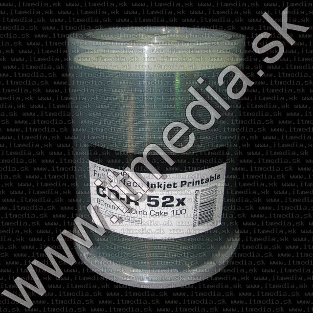 Traxdata PRO CD-R 52x 100cake Fullprint RITEK *WS*(993383) (IT10495) Image of Traxdata PRO CD-R 52x 100cake Fullprint RITEK *WS*(993383) (IT10495)