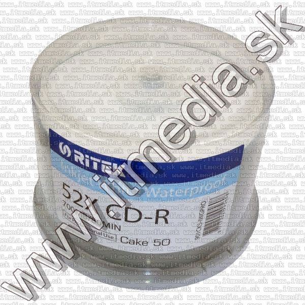 Image of Traxdata CD-R PRO 52x 50cake **UNI WHITE* Glossy Print (Fényes) Cseppálló (IT10538)