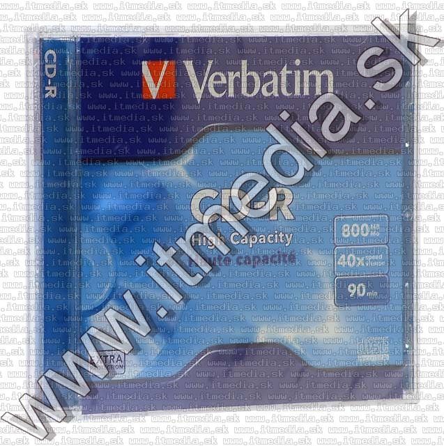 Image of Verbatim CD-R 800 MB (90 min) NormalJC (43428) (IT4972)