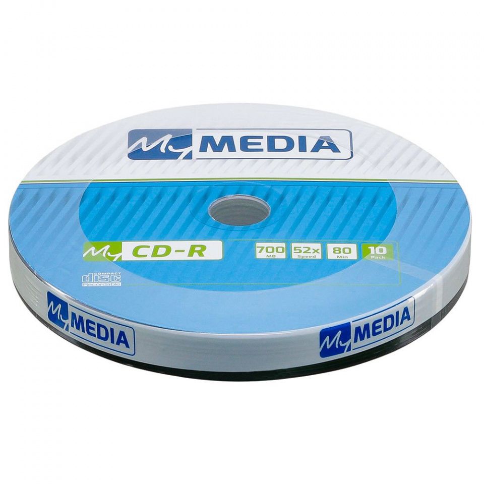 Image of MyMedia by Verbatim CD-R 52x 10cw (69204) (IT14817)