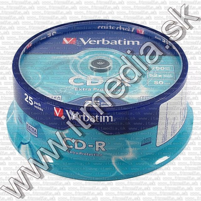 Image of Verbatim CD-R 52x 25cake Extra protection (43432) TW (IT4559)