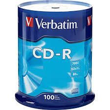 Image of Verbatim CD-R 52x 100cake (94554) **US** (IT14706)