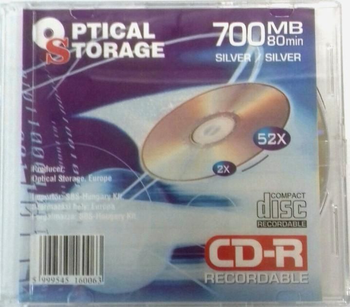 Image of Optical Storage CD-R 52x **Slim** Silver INFO!!!!!!!! (IT14166)
