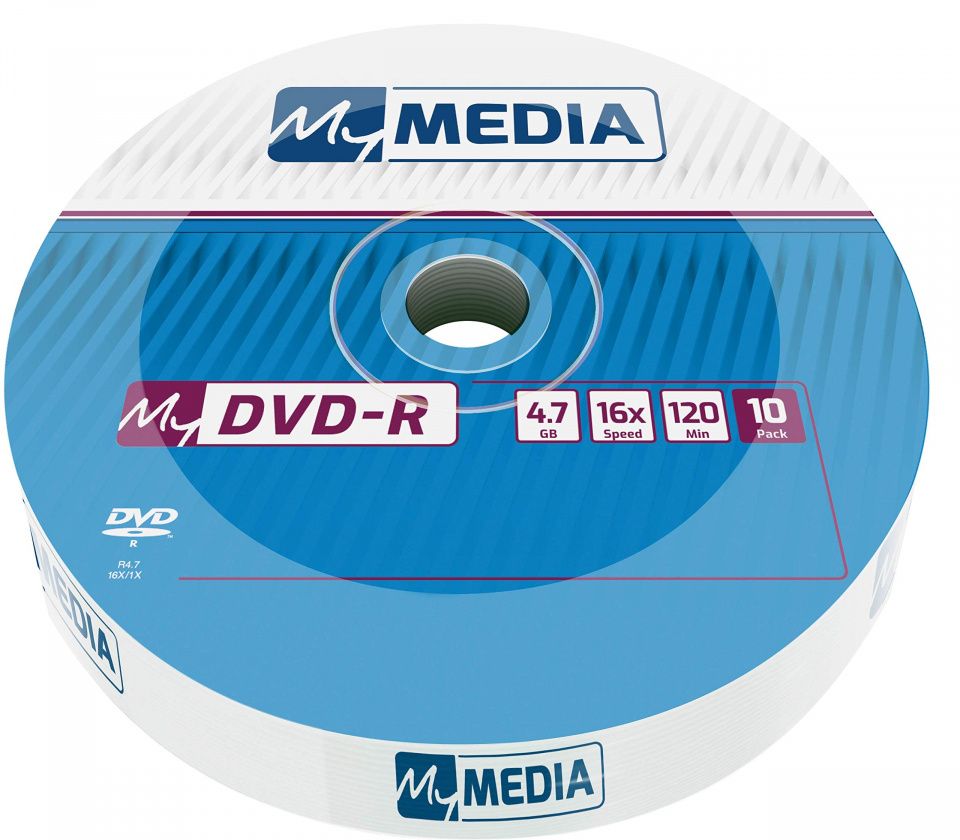 Image of MyMedia by Verbatim DVD-R 52x 10cw (69205) (IT14835)