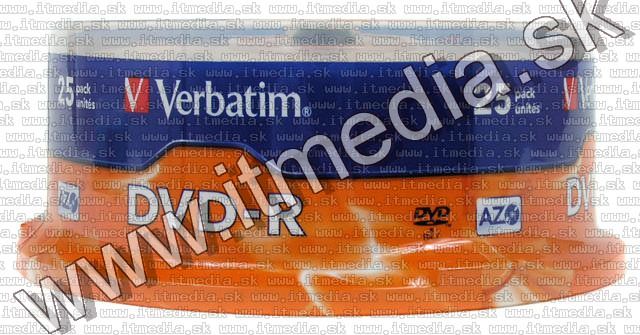 Image of Verbatim DVD-R 16x 25cake -Regular- (43522) (IT4560)