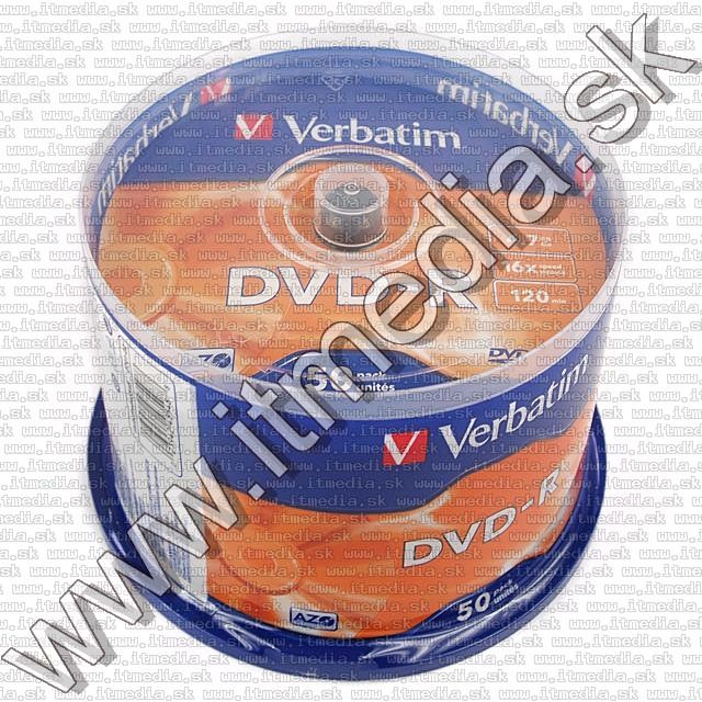 Image of Verbatim DVD-R 16x 50cake (43548) (IT5026)