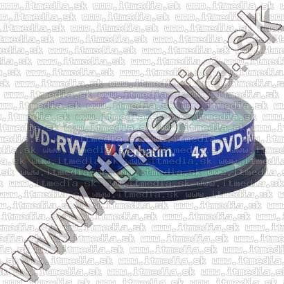 Image of Verbatim DVD-RW 4x ***10cake*** (43552) (IT6220)