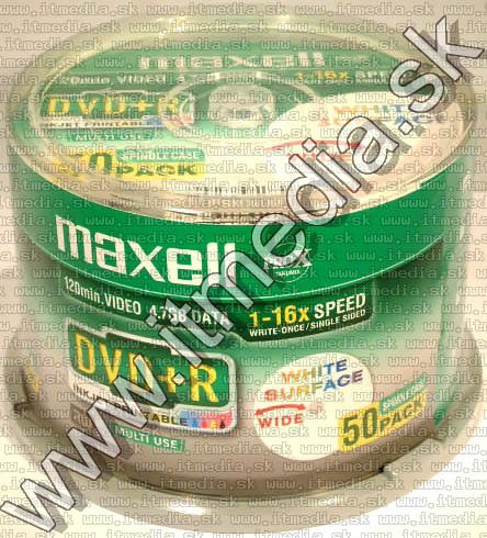 Image of Maxell DVD+R 16x 50cake **fullprint** (IT2652)