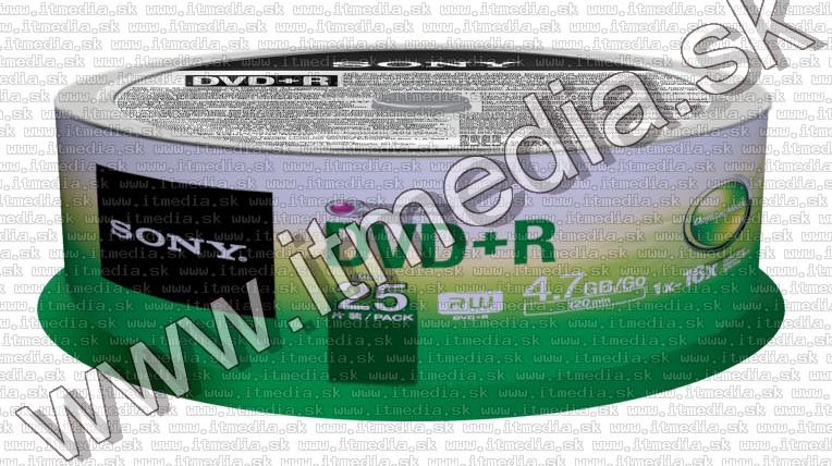 Image of Sony DVD+R 16x 25cake (IT4548)