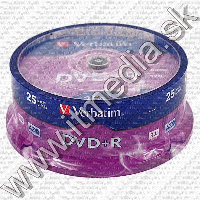 Image of Verbatim DVD+R 16x ---25cake--- **regular** (43500) (IT4551)