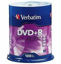 Image of Verbatim DVD+R 16x 100cake (97175) US (IT14785)