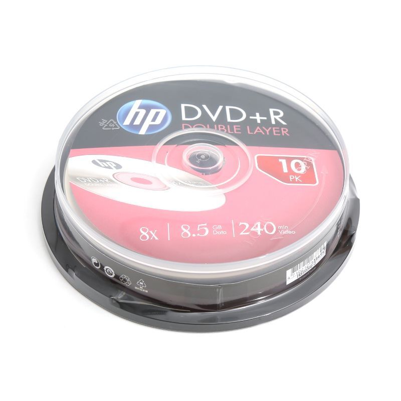 Image of HP DVD+R Double Layer 8x 10cake CMC (IT14516)