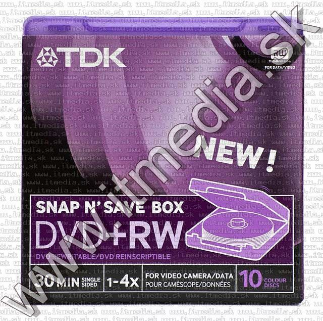 Image of TDK ****mini**** DVD+RW 4x 1.4GB Snap-n-Save (IT5199)