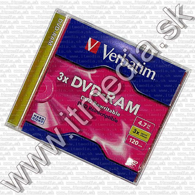 Image of Verbatim DVD-RAM 1 side NormalJC (43450) (IT4856)