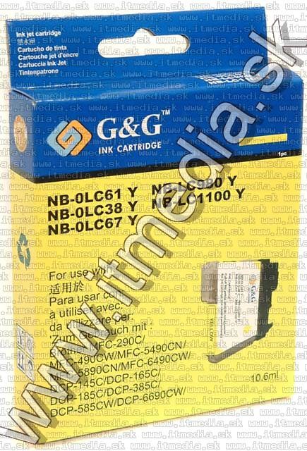 Image of Brother ink (GnG) LC61 LC67 1100 yellow (IT4255)