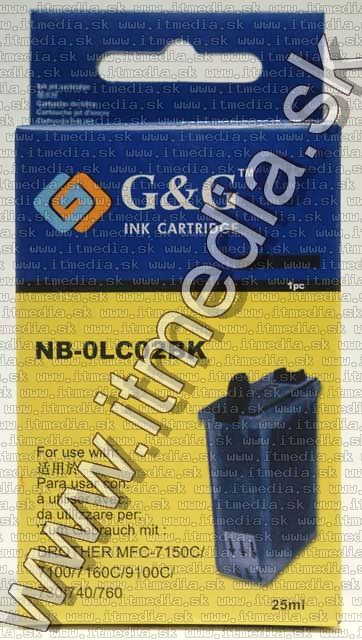 Image of Brother ink (GnG) LC02 black 25ml (IT4803)