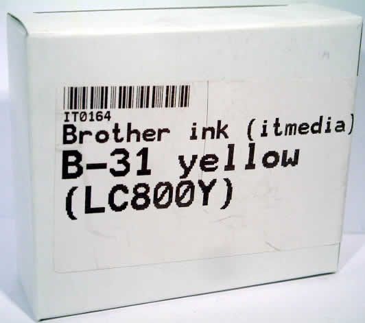 Image of Brother ink (itmedia) B-31 yellow (LC800Y) (IT0164)