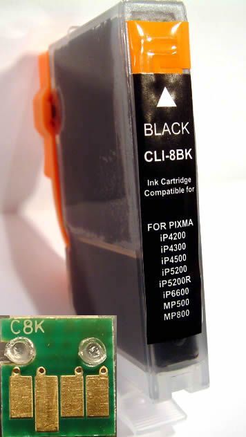 Image of Canon ink (itmedia) CLI-8 Black **WITH CHIP** (IT2565)