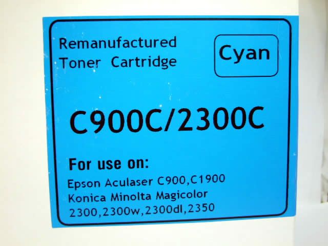 Image of EPSON toner (itmedia) C900 Cyan *rebuild* (IT3525)