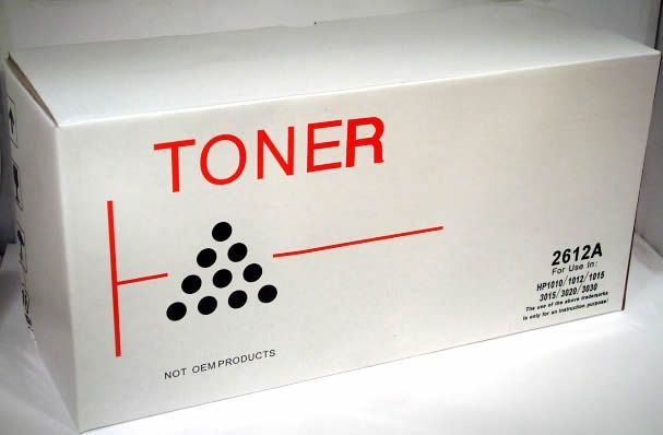 Image of HP toner (Compatible) C2612 black (ECO) (IT2612)