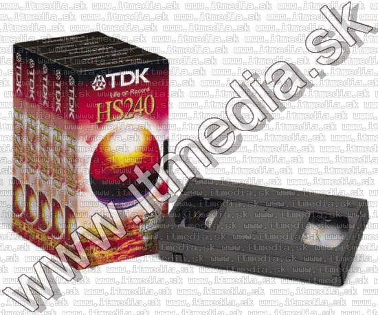 Image of TDK VHS cassette E240 ***HS*** (IT8860)
