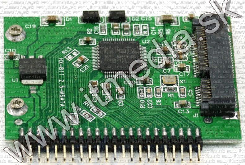 IDE-44 (Laptop) to mSATA converter panel (IT14418) Image of IDE-44 (Laptop) to mSATA converter panel (IT14418)