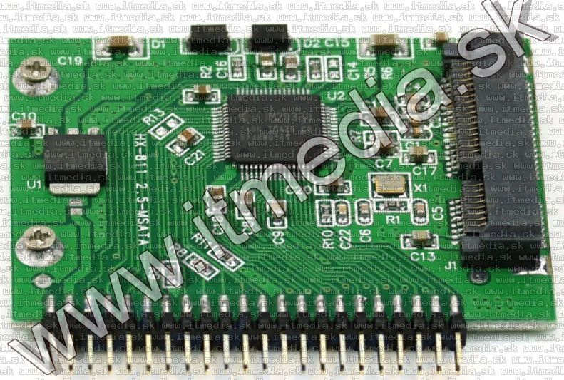 Image of IDE-44 (Laptop) to mSATA converter panel (IT14418)