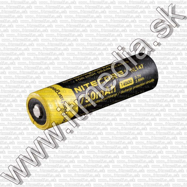 Image of Nitecore 14500 Lithium-Ion akkumulátor 750mAh 3.7V (IT10467)