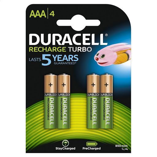 Image of Duracell Stay Charged akku HR03 4x900 mAh AAA *Ready2Use* (IT14765)