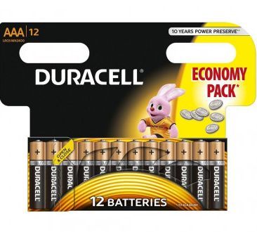 Image of Duracell BASIC Alkaline Battery 12xAAA LR06 (IT14778)
