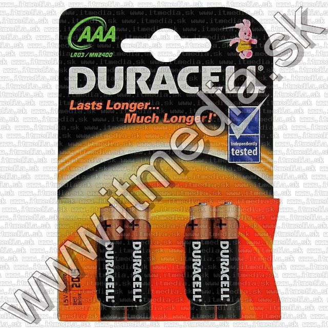 Image of Duracell BASIC Alkaline Battery 4xAAA LR03 (IT7250)