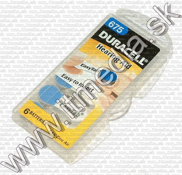 Image of Duracell battery PACK (6-set) No. 675 (DA675N6) (IT4894)