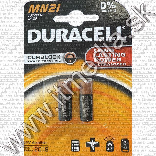 Duracell battery LR23A (A23, MN21, MN23) Security 12v 2pk (IT10525) Image of Duracell battery LR23A (A23, MN21, MN23) Security 12v 2pk (IT10525)