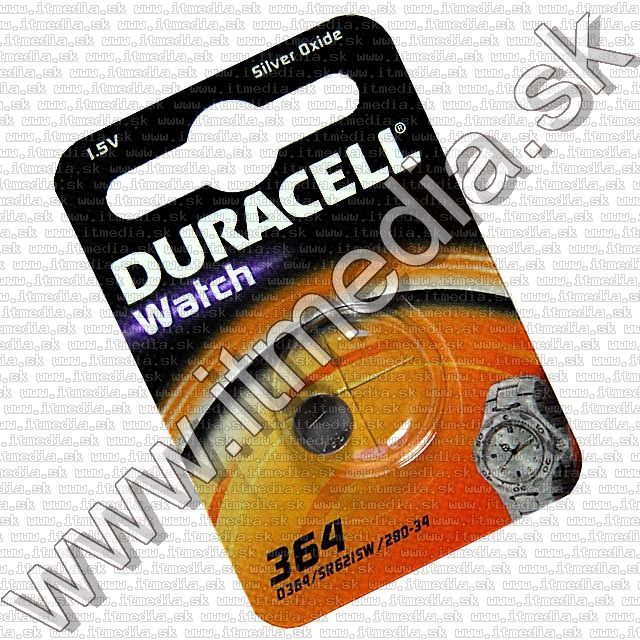 Image of Duracell SR621SW 1.5V Silver Oxide gombelem (IT9680)