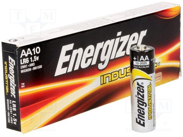 Image of Energizer INDUSTRIAL battery LR06 (bulk) INFO! (IT13840)