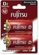 Image of Fujitsu battery ALKALINE 2xD LR20 HIGH POWER *Blister* *JAPAN* (IT11849)