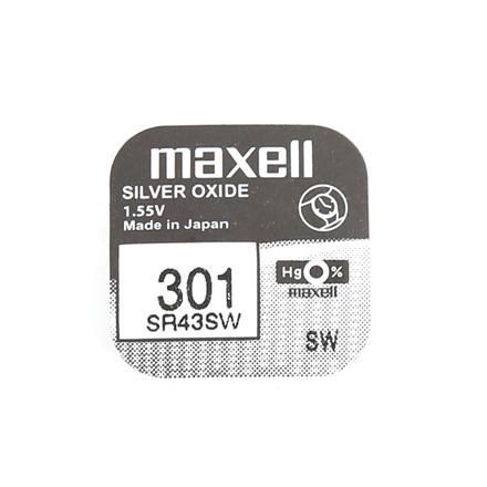 Image of Maxell SR43SW (301) gombelem (IT10100)