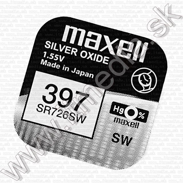 Image of MAXELL battery SR726SW (397) (IT9683)