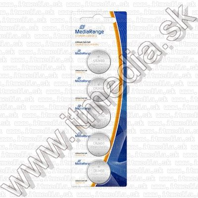 Mediarange battery CR2450 Blister 5pack (IT12151) Image of Mediarange battery CR2450 Blister 5pack (IT12151)