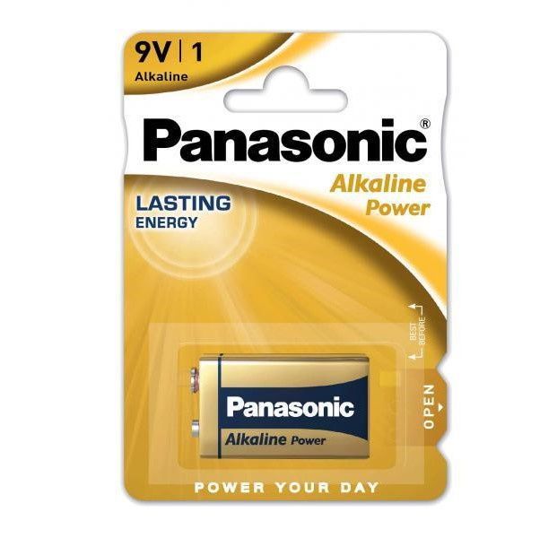 Image of Panasonic battery ALKALINE 6LR61 9V (IT14676)