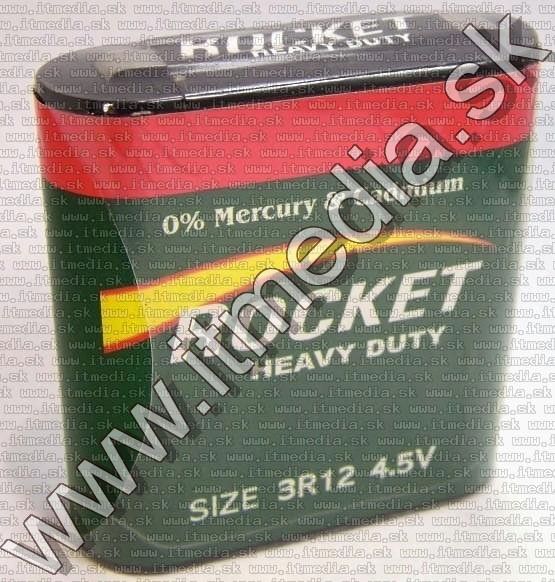 Image of Rocket Battery 3R12 4.5volt Zinc (IT11732)