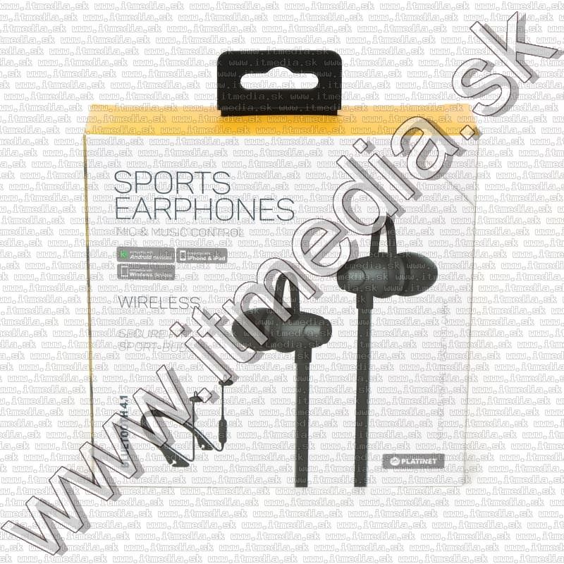 Platinet Bluetooth V4.1 Sport fülhallgató mikrofonnal (Sztereó) PM1065B (IT13771) Image of Platinet Bluetooth V4.1 Sport fülhallgató mikrofonnal (Sztereó) PM1065B (IT13771)