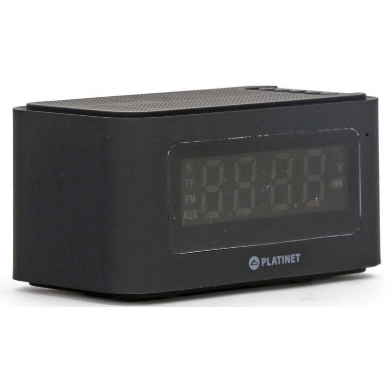 Image of Wireless Bluetooth Speaker with mic Clock ALARM PMGC5B  (IT13731)
