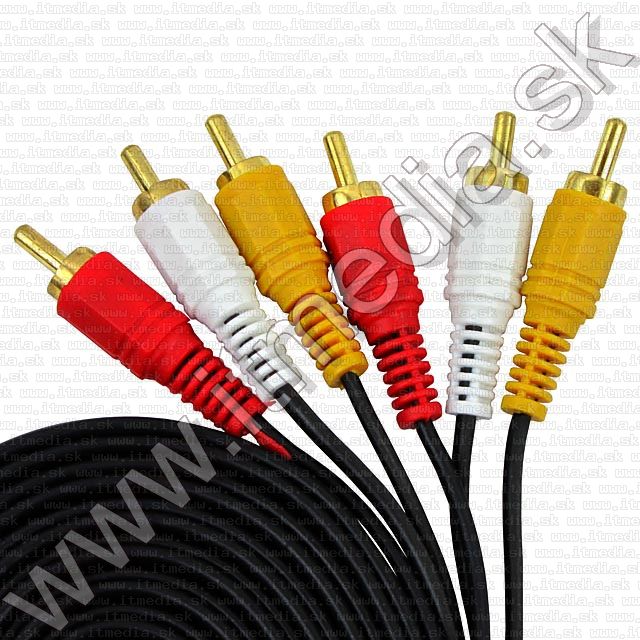 Image of 3x RCA-RCA cable, A-V 3m (IT7210)
