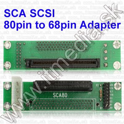 Image of SCSI 80pin to 68pin adaptor (IT7941)