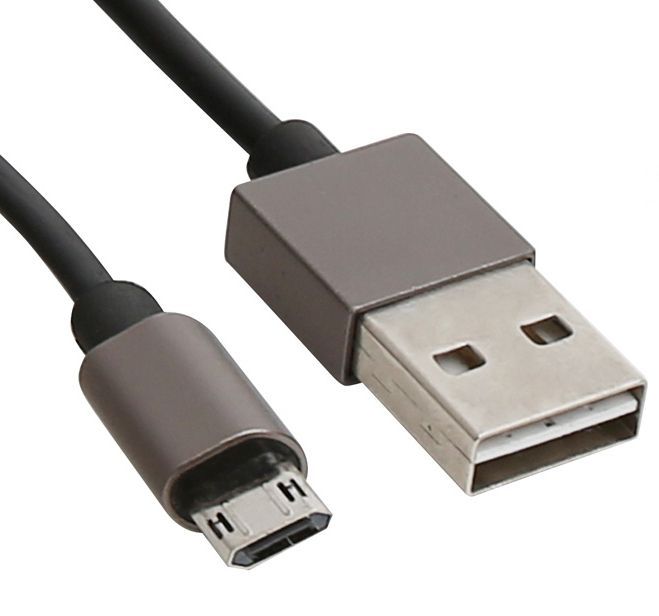 Image of Omega univerzális végű microUSB-USB kábel 1m 2.4A info! (IT14388)