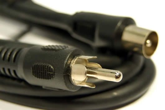 Image of Commodore 64 - TV cable (Coax, RCA) (IT4032)